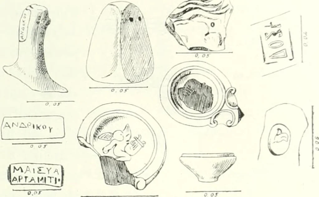 An illustration from Syria, 1920, leaf 136