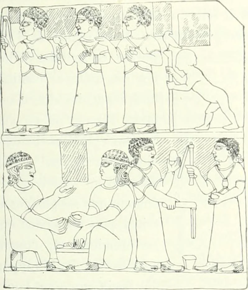 An illustration from Syria, 1920, leaf 346