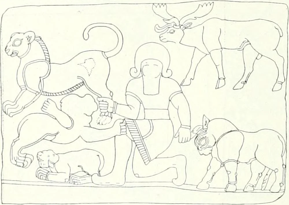 An illustration from Syria, 1920, leaf 347