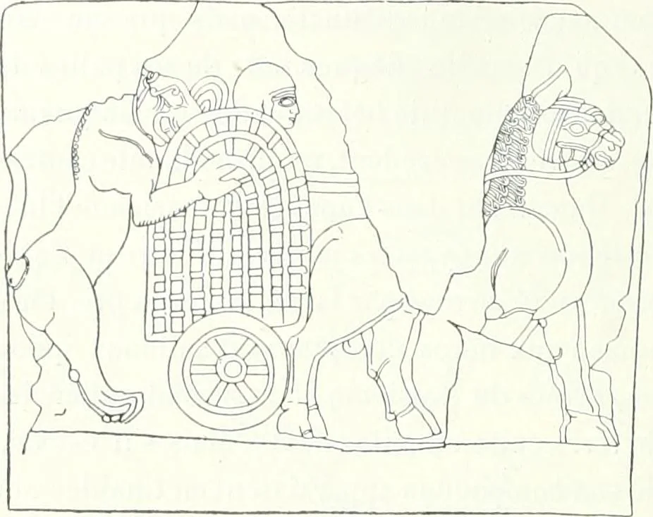 An illustration from Syria, 1920, leaf 349
