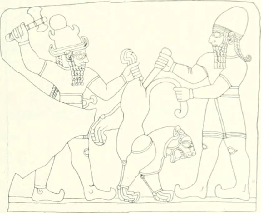 An illustration from Syria, 1920, leaf 350