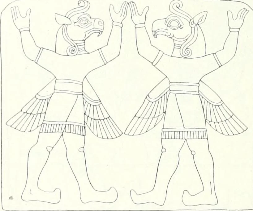 An illustration from Syria, 1920, leaf 351