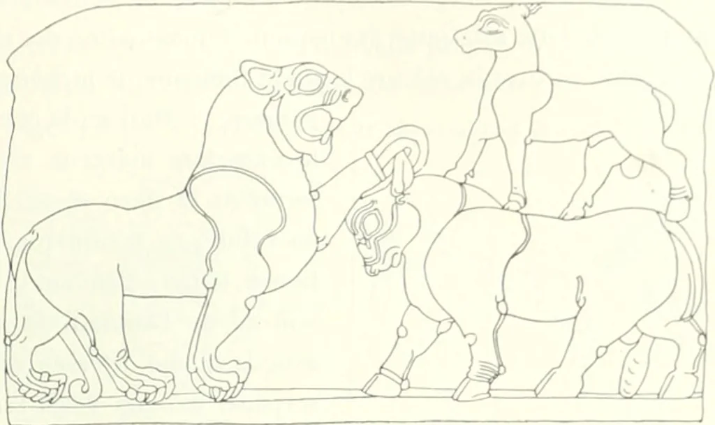 An illustration from Syria, 1920, leaf 352
