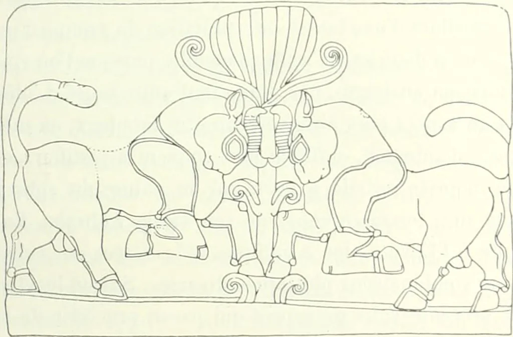 An illustration from Syria, 1920, leaf 352