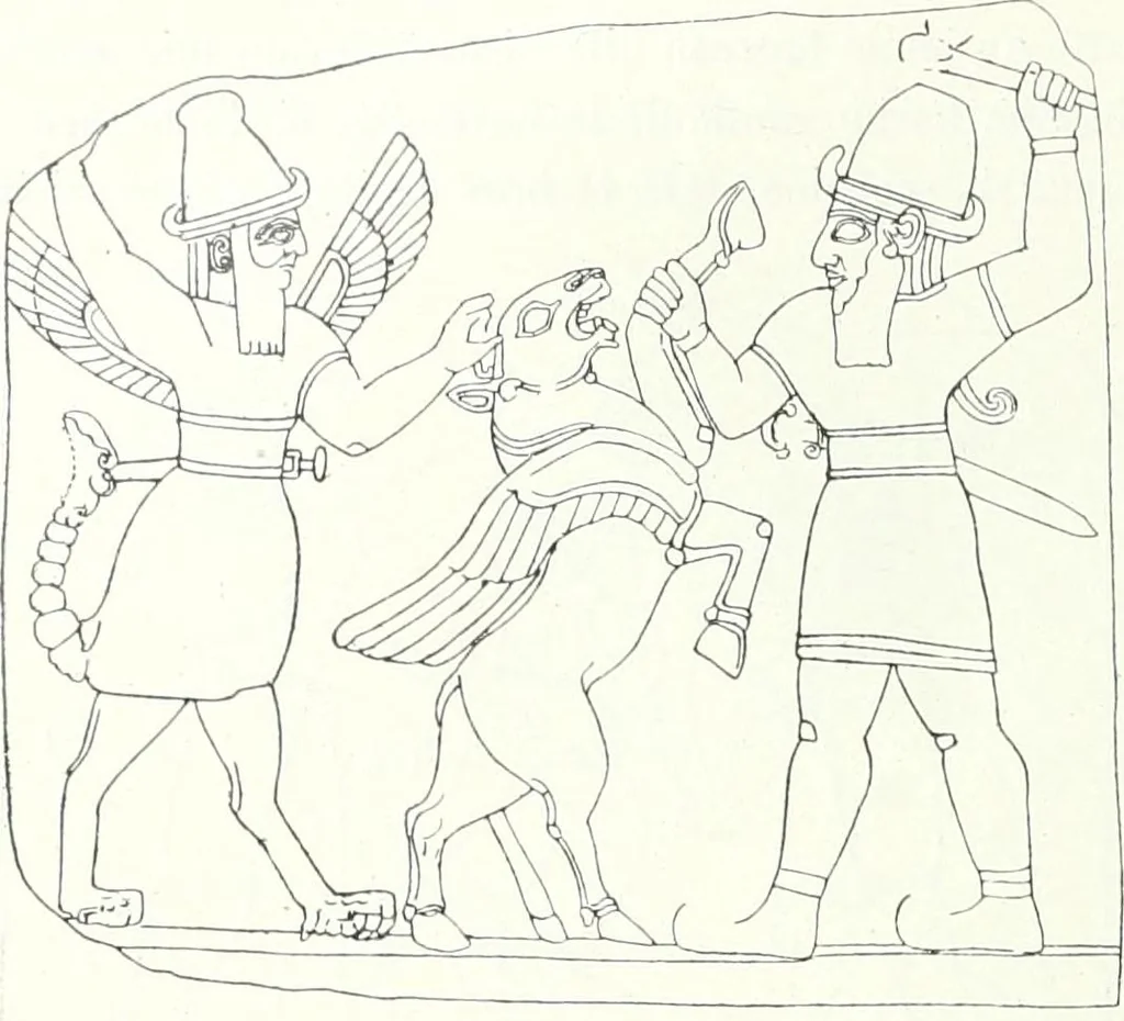 An illustration from Syria, 1920, leaf 357