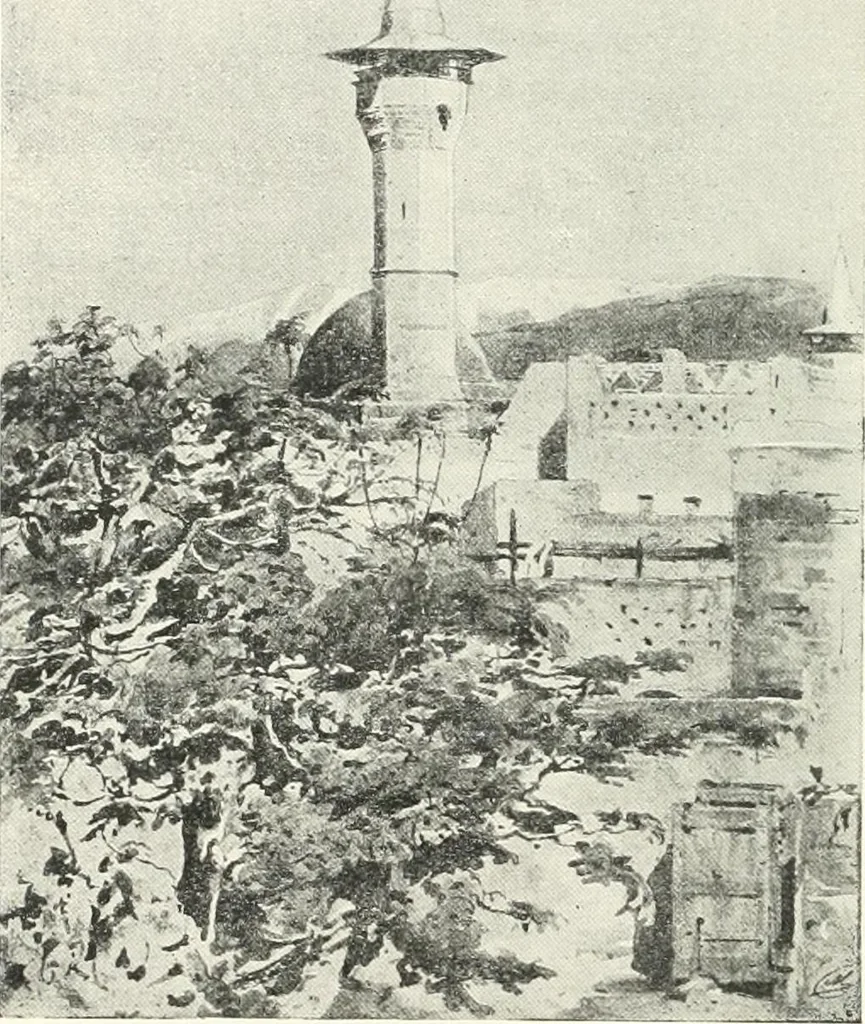 An illustration from Syria, 1920, leaf 91