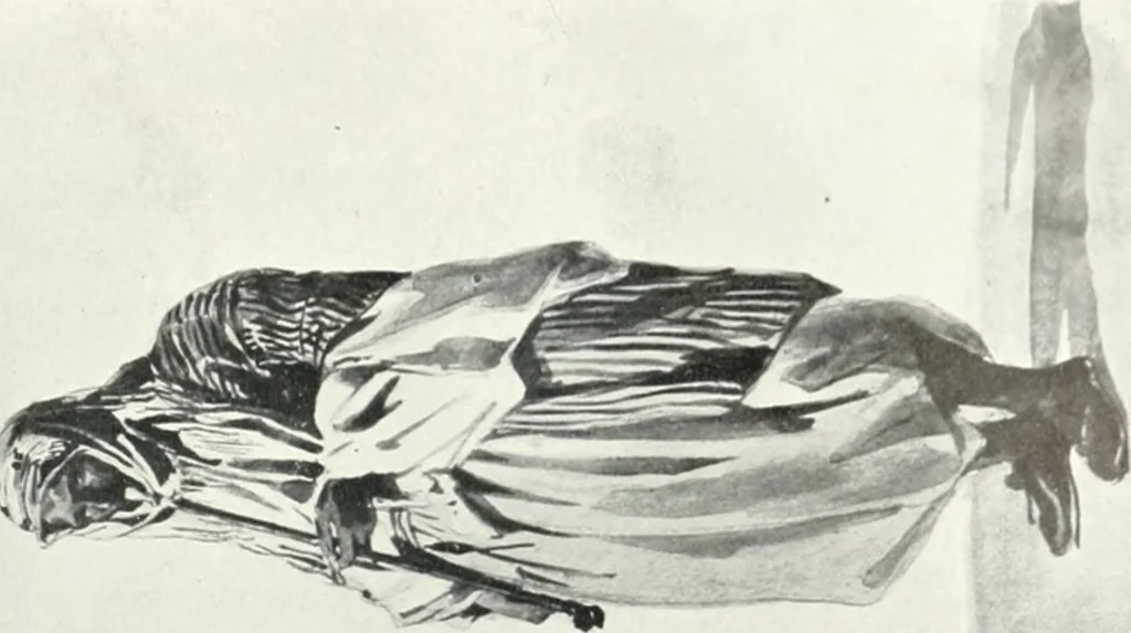 An illustration from Syria, 1920, leaf 92