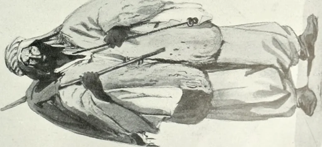 An illustration from Syria, 1920, leaf 92