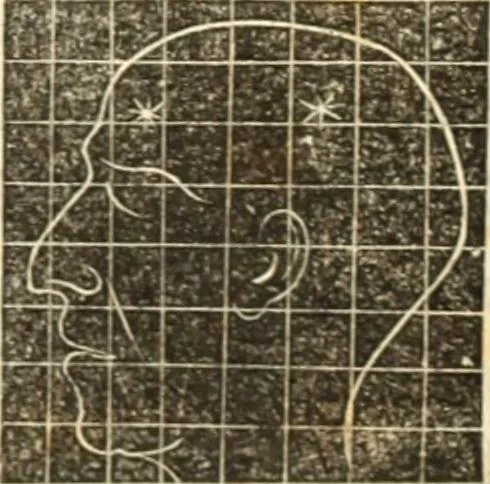 An illustration from A system of phrenology, 1835, leaf 574