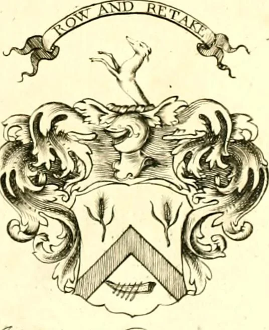 An illustration from A system of heraldry : speculative and practical : with the true art of blazon, according to the most approved heralds in Europe : illustrated with suitable examples of armorial figures, and achievements of the most considerable surnames and families in Scotland, &c. : together with historical and genealogical memorials relative thereto, 1804, leaf 704