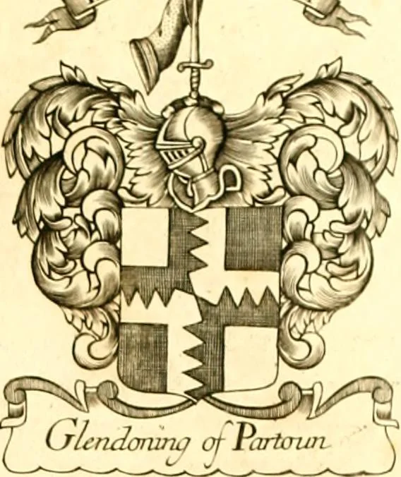 An illustration from A system of heraldry : speculative and practical : with the true art of blazon, according to the most approved heralds in Europe : illustrated with suitable examples of armorial figures, and achievements of the most considerable surnames and families in Scotland, &c. : together with historical and genealogical memorials relative thereto, 1804, leaf 708