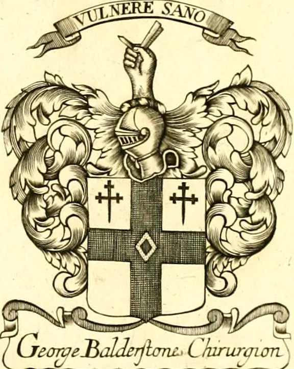 An illustration from A system of heraldry : speculative and practical : with the true art of blazon, according to the most approved heralds in Europe : illustrated with suitable examples of armorial figures, and achievements of the most considerable surnames and families in Scotland, &c. : together with historical and genealogical memorials relative thereto, 1804, leaf 708