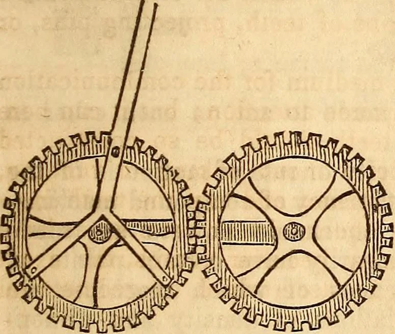An illustration from A system of natural philosophy, designed for the use of schools and academies, 1845, leaf 104