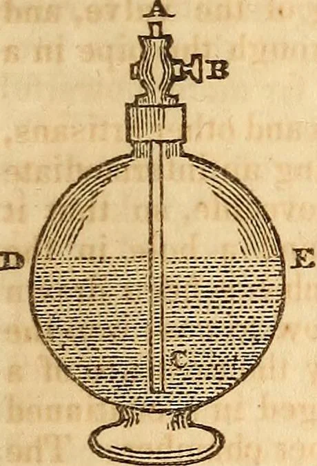An illustration from A system of natural philosophy, designed for the use of schools and academies, 1845, leaf 196