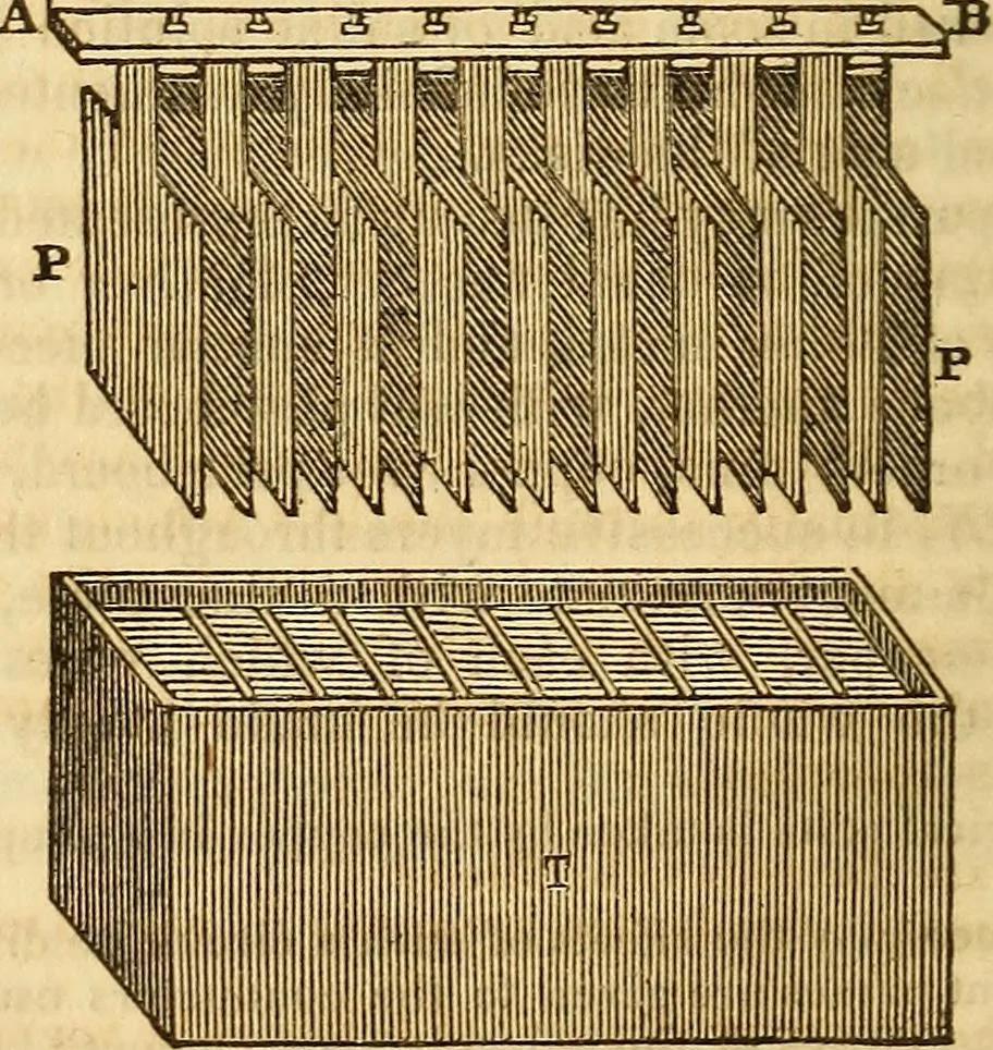 An illustration from A system of natural philosophy, designed for the use of schools and academies, 1845, leaf 443