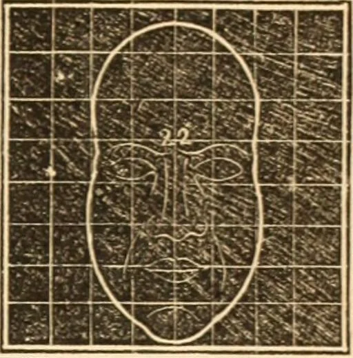An illustration from A system of phrenology, 1839, leaf 378