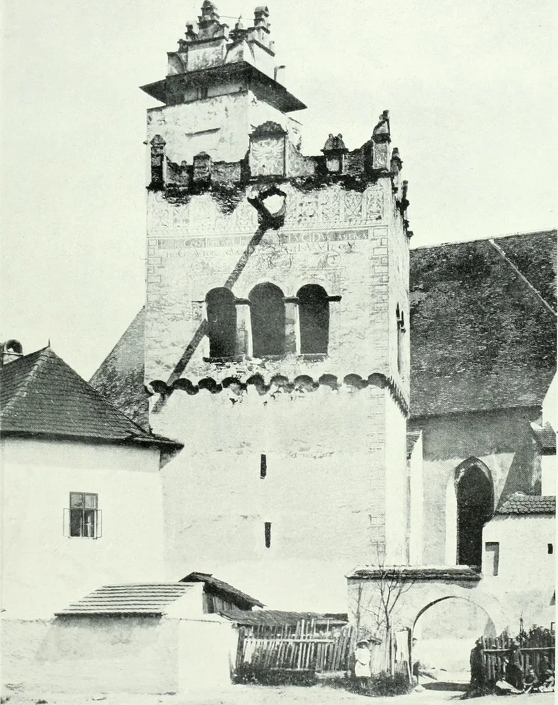 An illustration from Szepesvármegye müvészeti emlékei. A Müemlékek Országos Bizottsága támogatásával kiadja a Szepesvármegyei Történelmi Társulat; szerk. Vajdovszky János, 1905, leaf 104