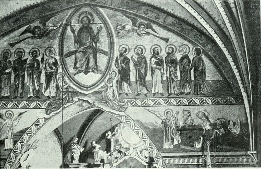 An illustration from Szepesvármegye müvészeti emlékei. A Müemlékek Országos Bizottsága támogatásával kiadja a Szepesvármegyei Történelmi Társulat; szerk. Vajdovszky János, 1905, leaf 132