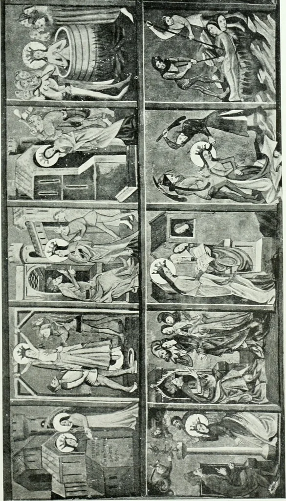 An illustration from Szepesvármegye müvészeti emlékei. A Müemlékek Országos Bizottsága támogatásával kiadja a Szepesvármegyei Történelmi Társulat; szerk. Vajdovszky János, 1905, leaf 148