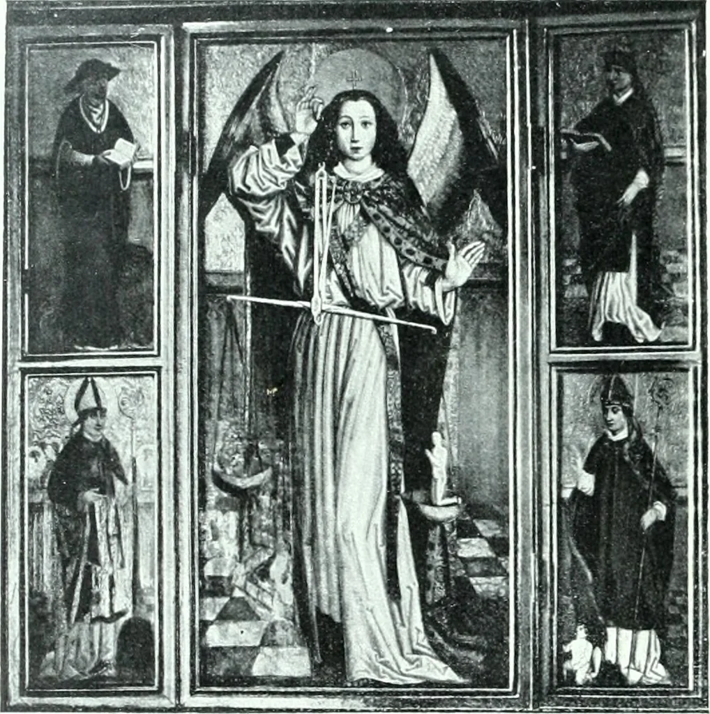 An illustration from Szepesvármegye müvészeti emlékei. A Müemlékek Országos Bizottsága támogatásával kiadja a Szepesvármegyei Történelmi Társulat; szerk. Vajdovszky János, 1905, leaf 157