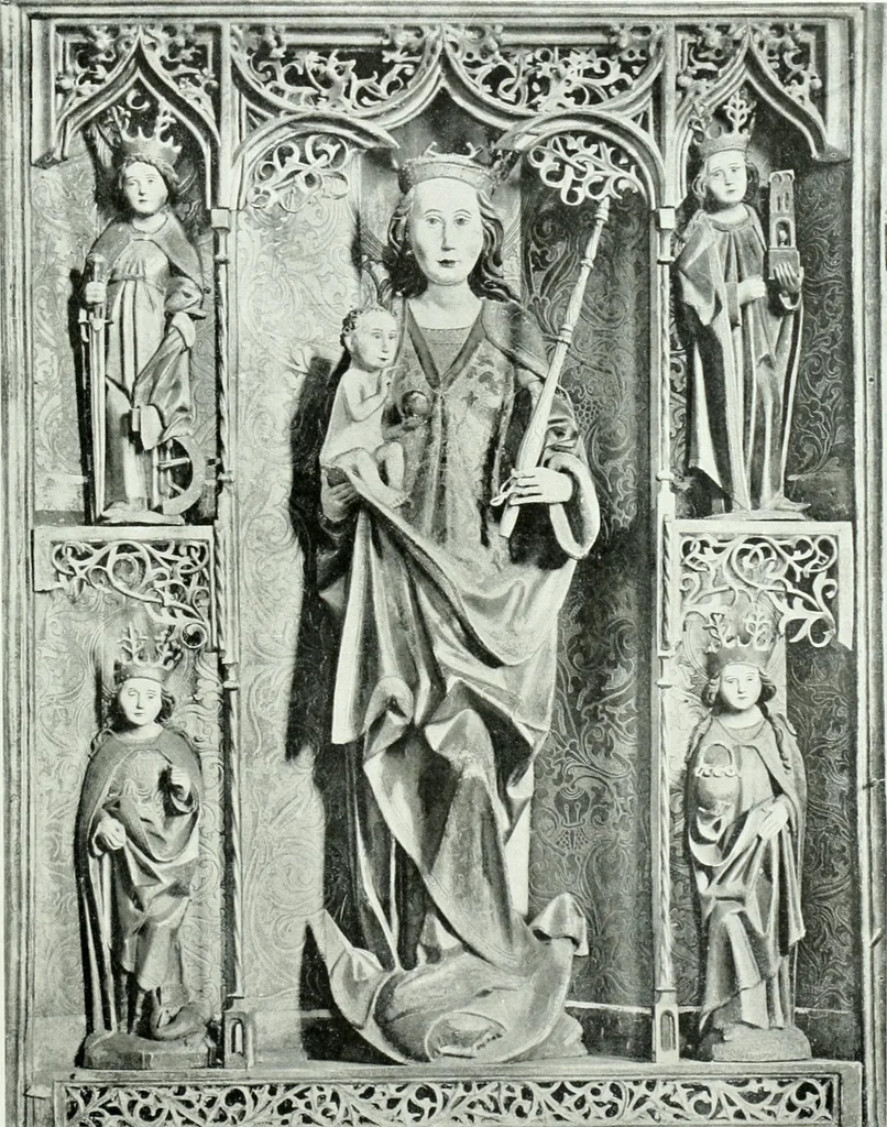 An illustration from Szepesvármegye müvészeti emlékei. A Müemlékek Országos Bizottsága támogatásával kiadja a Szepesvármegyei Történelmi Társulat; szerk. Vajdovszky János, 1905, leaf 170