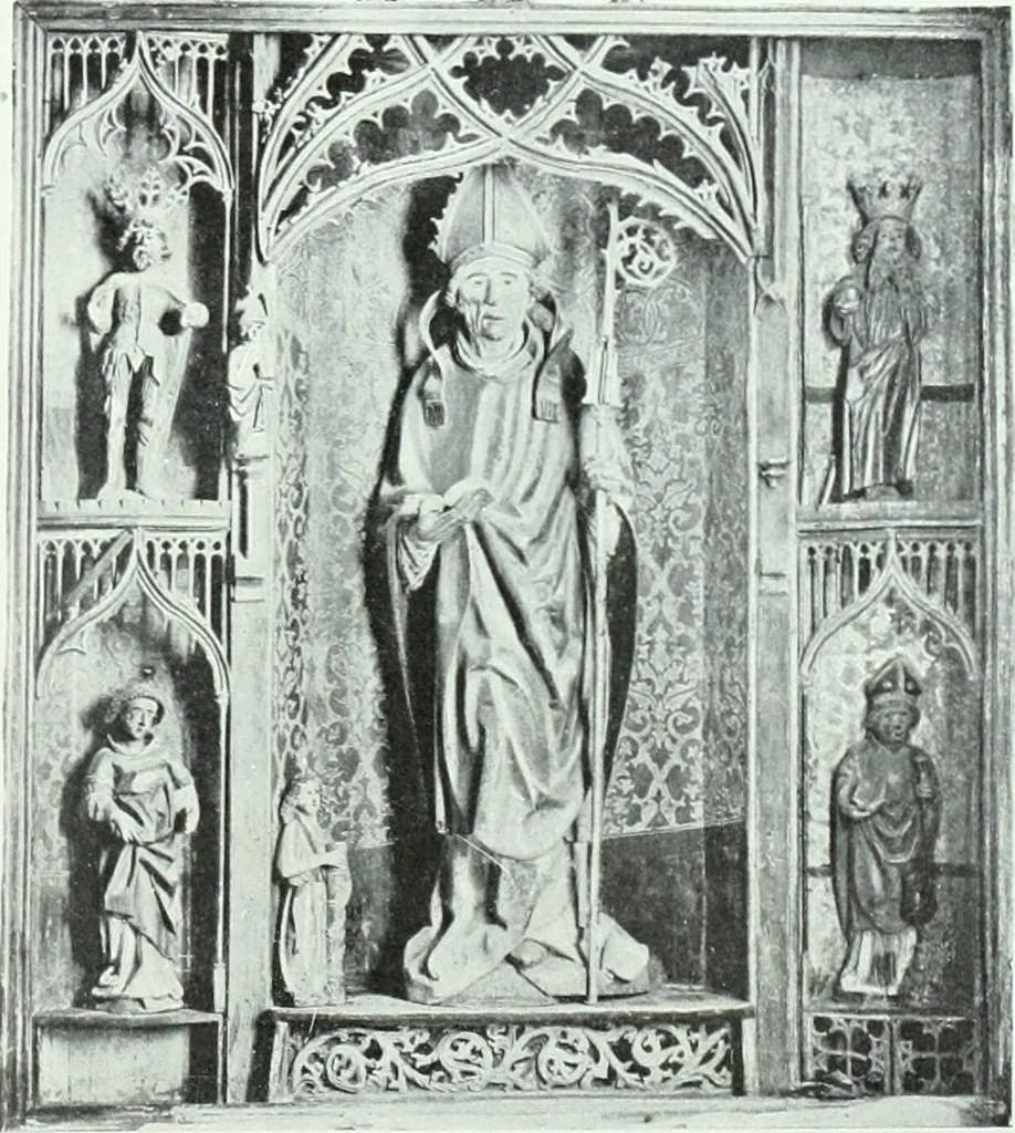 An illustration from Szepesvármegye müvészeti emlékei. A Müemlékek Országos Bizottsága támogatásával kiadja a Szepesvármegyei Történelmi Társulat; szerk. Vajdovszky János, 1905, leaf 174