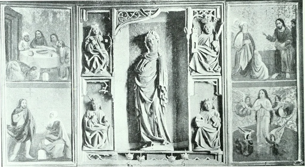 An illustration from Szepesvármegye müvészeti emlékei. A Müemlékek Országos Bizottsága támogatásával kiadja a Szepesvármegyei Történelmi Társulat; szerk. Vajdovszky János, 1905, leaf 177
