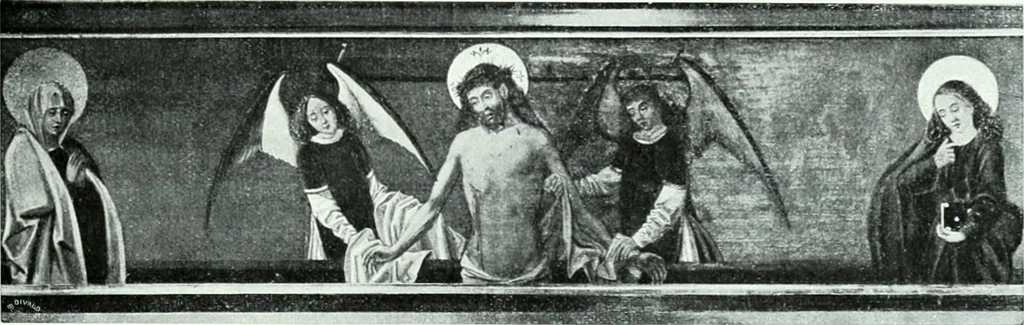 An illustration from Szepesvármegye müvészeti emlékei. A Müemlékek Országos Bizottsága támogatásával kiadja a Szepesvármegyei Történelmi Társulat; szerk. Vajdovszky János, 1905, leaf 192
