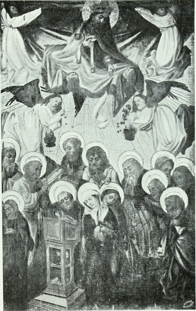 An illustration from Szepesvármegye müvészeti emlékei. A Müemlékek Országos Bizottsága támogatásával kiadja a Szepesvármegyei Történelmi Társulat; szerk. Vajdovszky János, 1905, leaf 194
