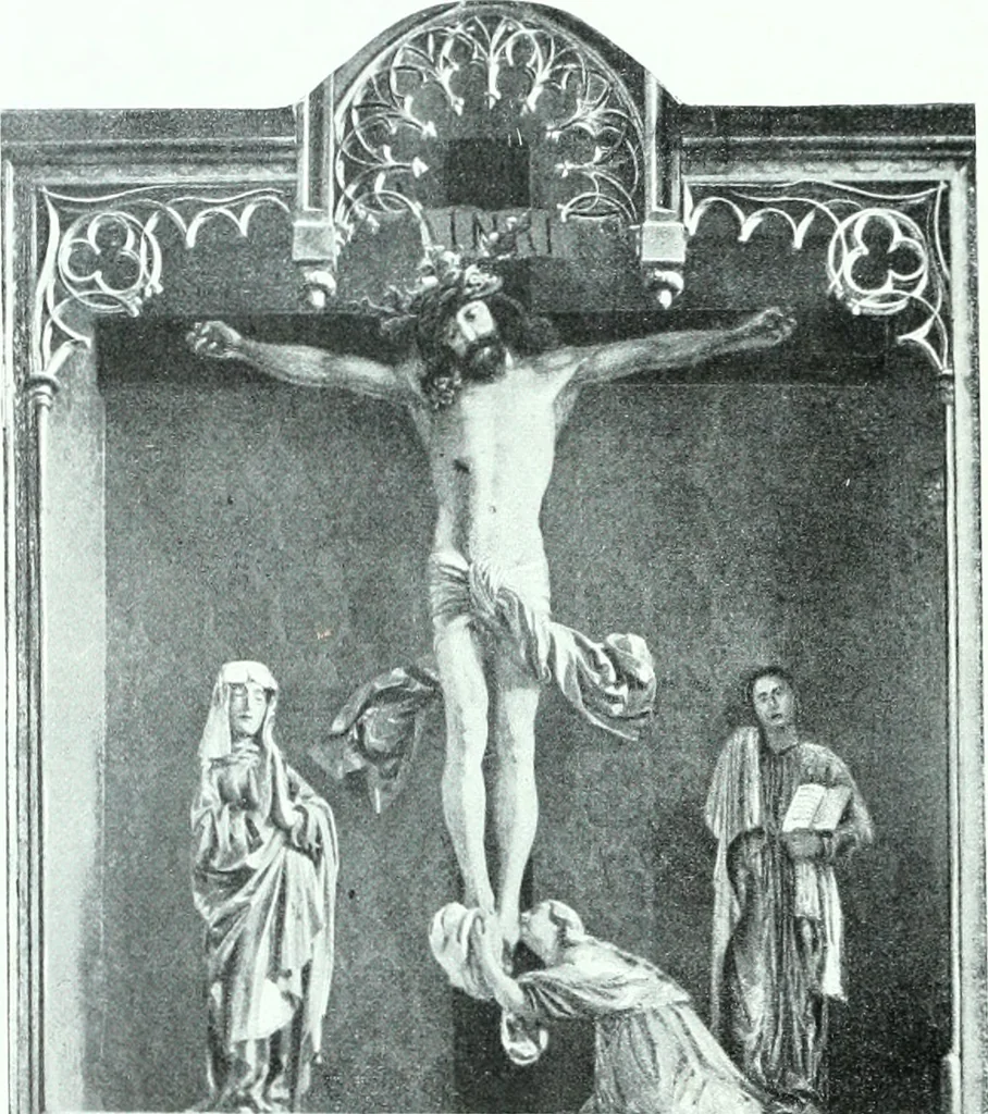 An illustration from Szepesvármegye müvészeti emlékei. A Müemlékek Országos Bizottsága támogatásával kiadja a Szepesvármegyei Történelmi Társulat; szerk. Vajdovszky János, 1905, leaf 203