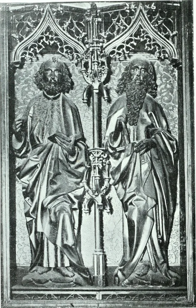 An illustration from Szepesvármegye müvészeti emlékei. A Müemlékek Országos Bizottsága támogatásával kiadja a Szepesvármegyei Történelmi Társulat; szerk. Vajdovszky János, 1905, leaf 211
