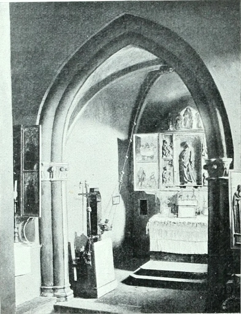 An illustration from Szepesvármegye müvészeti emlékei. A Müemlékek Országos Bizottsága támogatásával kiadja a Szepesvármegyei Történelmi Társulat; szerk. Vajdovszky János, 1905, leaf 23