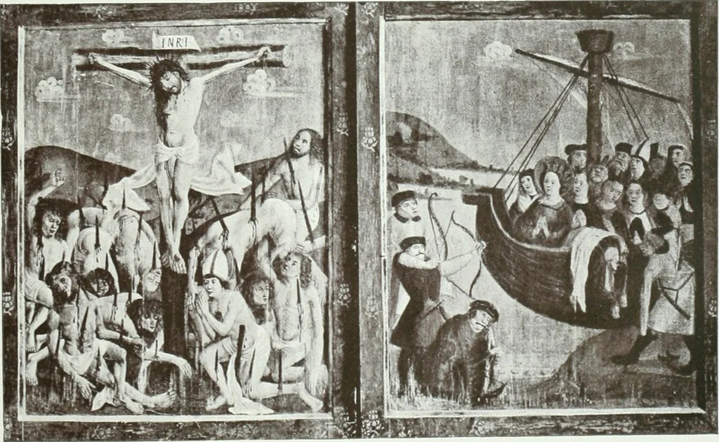 An illustration from Szepesvármegye müvészeti emlékei. A Müemlékek Országos Bizottsága támogatásával kiadja a Szepesvármegyei Történelmi Társulat; szerk. Vajdovszky János, 1905, leaf 230