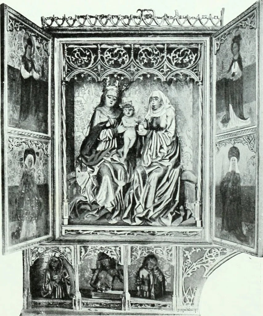 An illustration from Szepesvármegye müvészeti emlékei. A Müemlékek Országos Bizottsága támogatásával kiadja a Szepesvármegyei Történelmi Társulat; szerk. Vajdovszky János, 1905, leaf 232