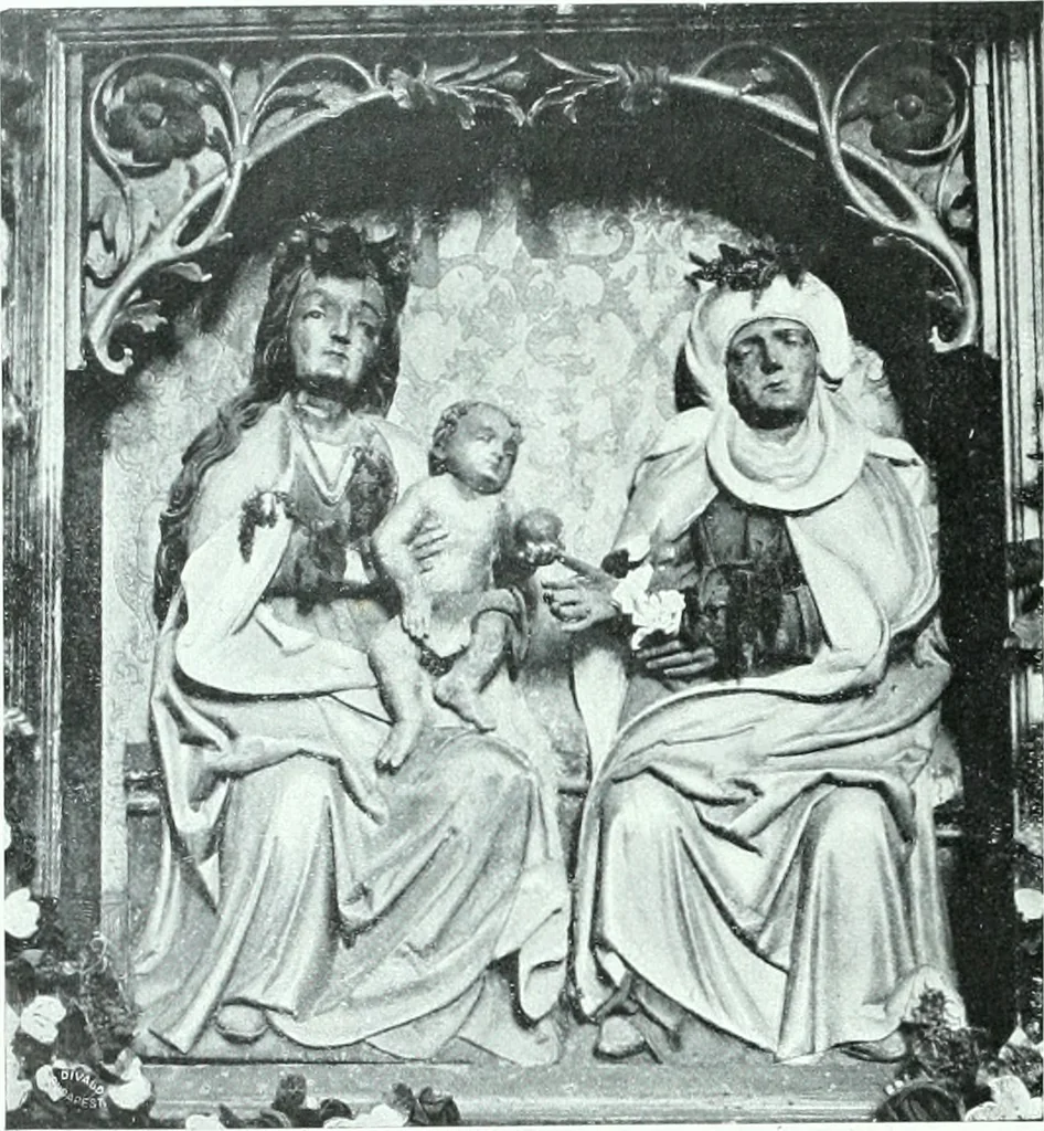 An illustration from Szepesvármegye müvészeti emlékei. A Müemlékek Országos Bizottsága támogatásával kiadja a Szepesvármegyei Történelmi Társulat; szerk. Vajdovszky János, 1905, leaf 245