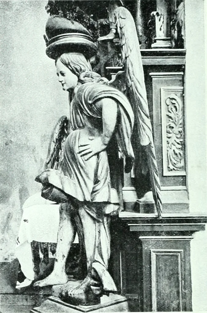 An illustration from Szepesvármegye müvészeti emlékei. A Müemlékek Országos Bizottsága támogatásával kiadja a Szepesvármegyei Történelmi Társulat; szerk. Vajdovszky János, 1905, leaf 249