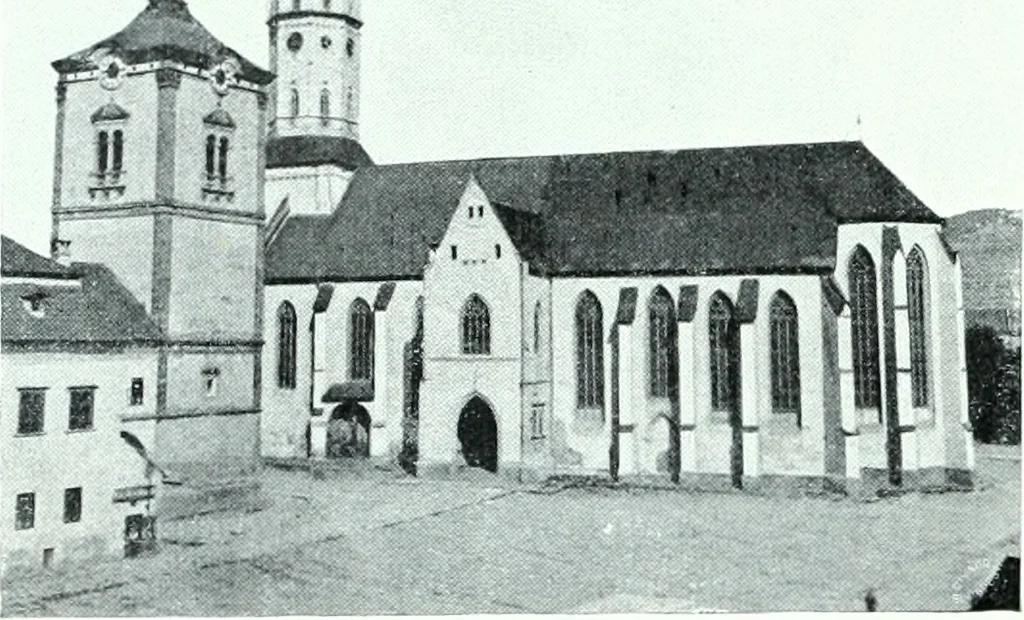 An illustration from Szepesvármegye müvészeti emlékei. A Müemlékek Országos Bizottsága támogatásával kiadja a Szepesvármegyei Történelmi Társulat; szerk. Vajdovszky János, 1905, leaf 27
