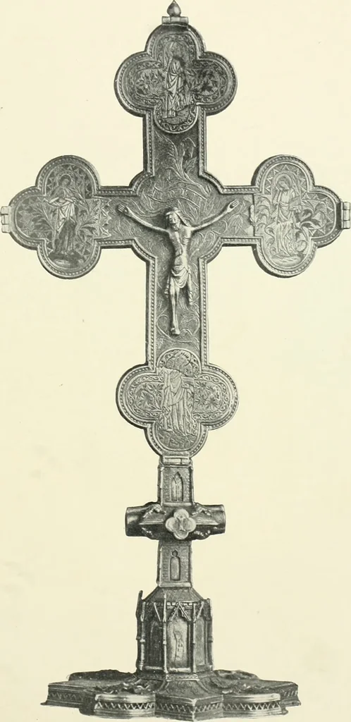 An illustration from Szepesvármegye müvészeti emlékei. A Müemlékek Országos Bizottsága támogatásával kiadja a Szepesvármegyei Történelmi Társulat; szerk. Vajdovszky János, 1905, leaf 294