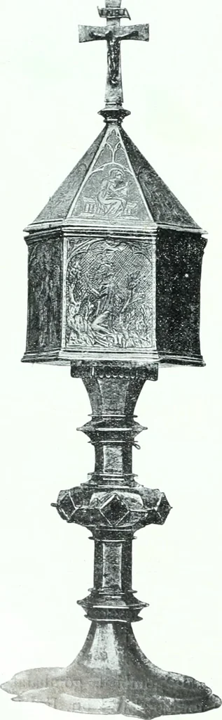 An illustration from Szepesvármegye müvészeti emlékei. A Müemlékek Országos Bizottsága támogatásával kiadja a Szepesvármegyei Történelmi Társulat; szerk. Vajdovszky János, 1905, leaf 299