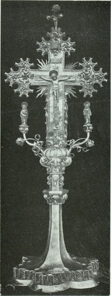 An illustration from Szepesvármegye müvészeti emlékei. A Müemlékek Országos Bizottsága támogatásával kiadja a Szepesvármegyei Történelmi Társulat; szerk. Vajdovszky János, 1905, leaf 314