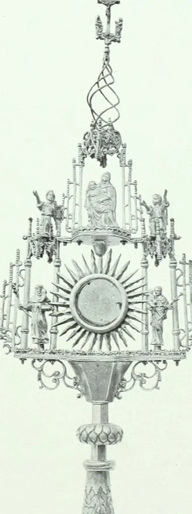 An illustration from Szepesvármegye müvészeti emlékei. A Müemlékek Országos Bizottsága támogatásával kiadja a Szepesvármegyei Történelmi Társulat; szerk. Vajdovszky János, 1905, leaf 320