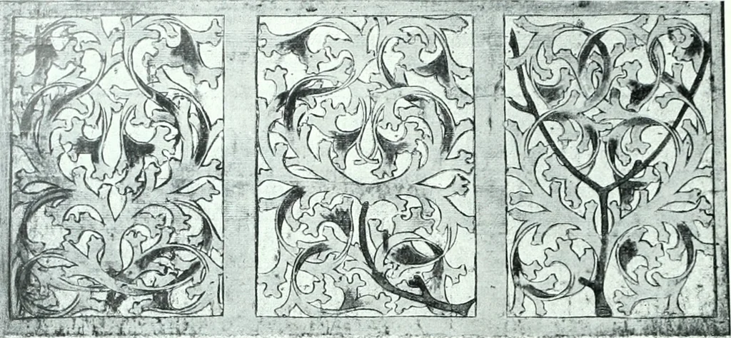 An illustration from Szepesvármegye müvészeti emlékei. A Müemlékek Országos Bizottsága támogatásával kiadja a Szepesvármegyei Történelmi Társulat; szerk. Vajdovszky János, 1905, leaf 329