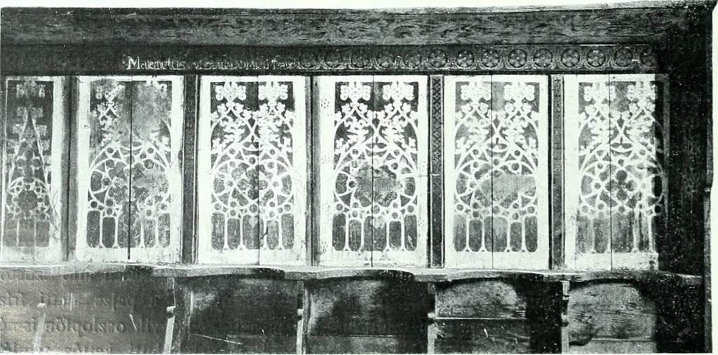 An illustration from Szepesvármegye müvészeti emlékei. A Müemlékek Országos Bizottsága támogatásával kiadja a Szepesvármegyei Történelmi Társulat; szerk. Vajdovszky János, 1905, leaf 329