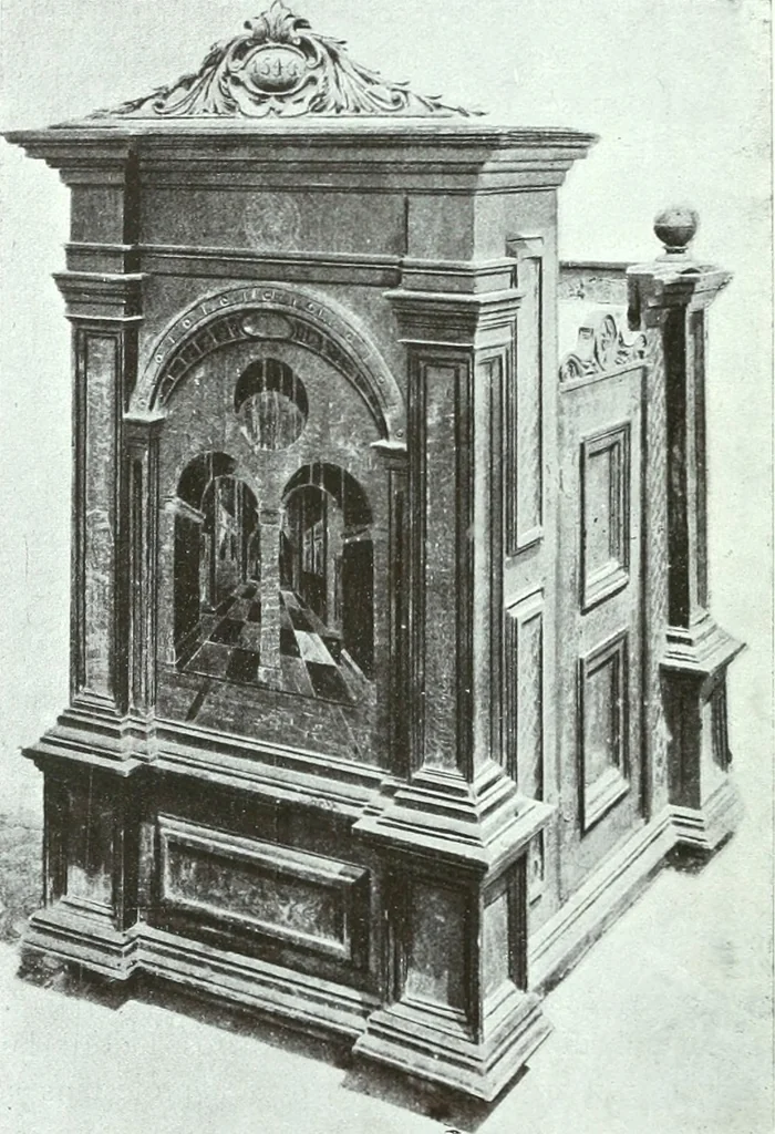 An illustration from Szepesvármegye müvészeti emlékei. A Müemlékek Országos Bizottsága támogatásával kiadja a Szepesvármegyei Történelmi Társulat; szerk. Vajdovszky János, 1905, leaf 331