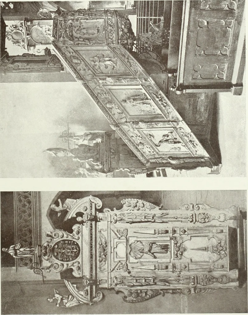 An illustration from Szepesvármegye müvészeti emlékei. A Müemlékek Országos Bizottsága támogatásával kiadja a Szepesvármegyei Történelmi Társulat; szerk. Vajdovszky János, 1905, leaf 332