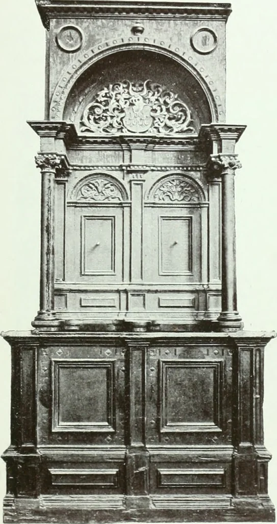 An illustration from Szepesvármegye müvészeti emlékei. A Müemlékek Országos Bizottsága támogatásával kiadja a Szepesvármegyei Történelmi Társulat; szerk. Vajdovszky János, 1905, leaf 334