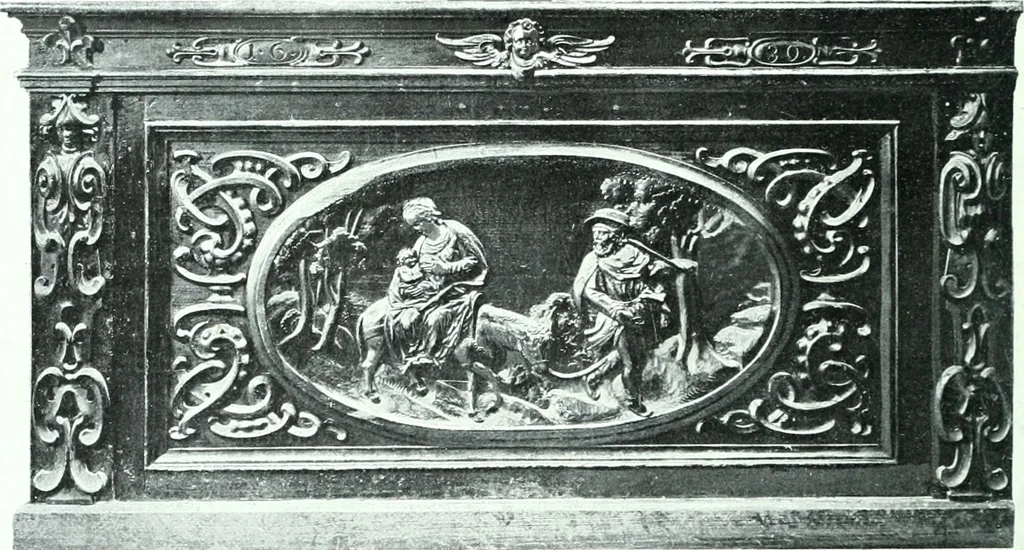 An illustration from Szepesvármegye müvészeti emlékei. A Müemlékek Országos Bizottsága támogatásával kiadja a Szepesvármegyei Történelmi Társulat; szerk. Vajdovszky János, 1905, leaf 335