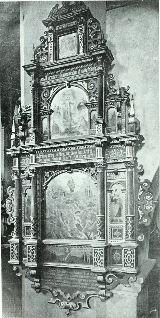 An illustration from Szepesvármegye müvészeti emlékei. A Müemlékek Országos Bizottsága támogatásával kiadja a Szepesvármegyei Történelmi Társulat; szerk. Vajdovszky János, 1905, leaf 337