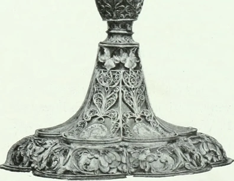 An illustration from Szepesvármegye müvészeti emlékei. A Müemlékek Országos Bizottsága támogatásával kiadja a Szepesvármegyei Történelmi Társulat; szerk. Vajdovszky János, 1905, leaf 372