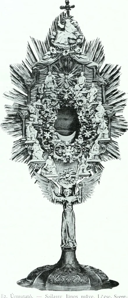 An illustration from Szepesvármegye müvészeti emlékei. A Müemlékek Országos Bizottsága támogatásával kiadja a Szepesvármegyei Történelmi Társulat; szerk. Vajdovszky János, 1905, leaf 375